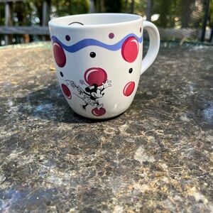 Pfaltzgraff Minnie Mouse Mug with Pink and Blue Accents